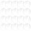 80Pcs Clear Acrylic Round Discs Multi-Function DIY Craft Supplies 3