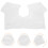 Sweat Protectors For Under Arms Fitted White Polyester 1set 7