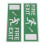 Masteelf  2 Sheet Adjustable Dilator Chest Warning Sign Sticker 10