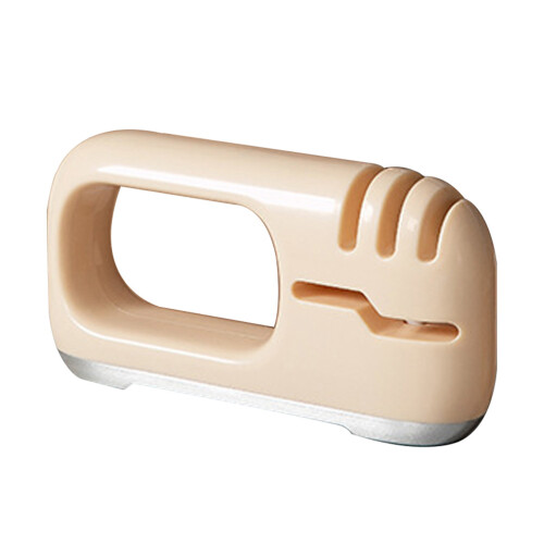 Kitchen Sharpener ABS Blade Cutter Sharpener Home Use Beige