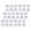 60Pcs Heart Shaped Greeting Message Cards Thick Paper Assorted Colors 7