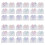 60Pcs Heart Shaped Greeting Message Cards Thick Paper Assorted Colors 6