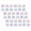 60Pcs Heart Shaped Greeting Message Cards Thick Paper Assorted Colors 10