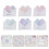 60Pcs Heart Shaped Greeting Message Cards Thick Paper Assorted Colors 4