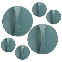6Pcs Green ABS Printmaking Ink Plates Portable Craft Mats for DIY Art