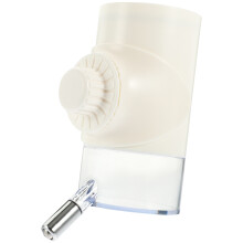White PP Dog Cat Water Bottle Hanging Stable Pet Water Dispenser