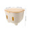 Plastic Kids Storage Stool Beige Durable Multifunctional Toy Chair 2