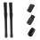 1Pair Durable Nylon Drumstick Brush with Silicone Handle for Drum Sets 3