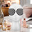 2Pcs Durable White Pe Display Head Model for Wig Hat Glasses Store 4