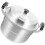 Multi-functional Aluminum Steaming Pot 32cm for Soup and More 10