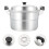 Multi-functional Aluminum Steaming Pot 32cm for Soup and More 4