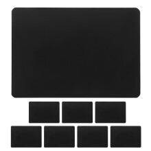 8Pcs Stable Black ABS Price Label Tags for Retail and Advertising