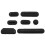 5Sets Laptop Port Plugs Silicone Dust Covers Lightweight Black 2