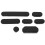 5Sets Laptop Port Plugs Silicone Dust Covers Lightweight Black 7
