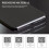 5Sets Laptop Port Plugs Silicone Dust Covers Lightweight Black 8