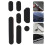 5Sets Laptop Port Plugs Silicone Dust Covers Lightweight Black 6