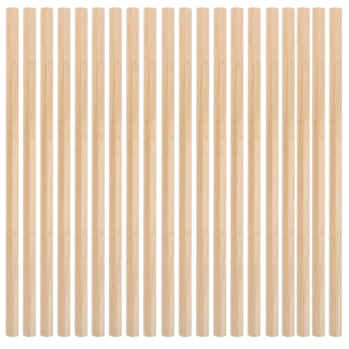 30Pcs Light Brown Wood Pencils Bulk Smooth Writing Sketching Tools