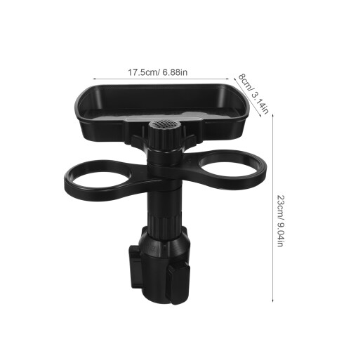 Car Cupholder Expander Met Zwarte Abs 1 Set 2