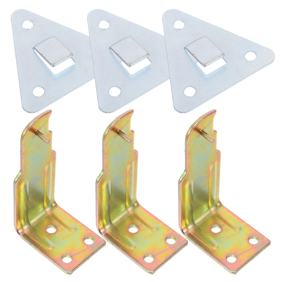 Raindrops 6 Sets Fire Extinguisher Bracket Holder Metal Assorted Color 3161716844627