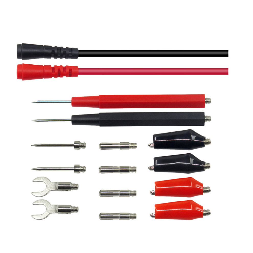 18Pcs Multimeter Test Tools Set Flexible Alligator Clip Test Leads 3171277174460