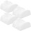 4Pcs Durable White ABS Ocarina Storage Rack 12-Hole Instrument Support 6