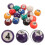 1Ensemble Billes Billard Résistantes Résine Multicolores Pour Loisirs 3