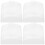 4Pcs Durable White ABS Ocarina Storage Rack 12-Hole Instrument Support 5