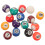 1Ensemble Billes Billard Résistantes Résine Multicolores Pour Loisirs 9