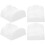4Pcs Durable White ABS Ocarina Storage Rack 12-Hole Instrument Support 7