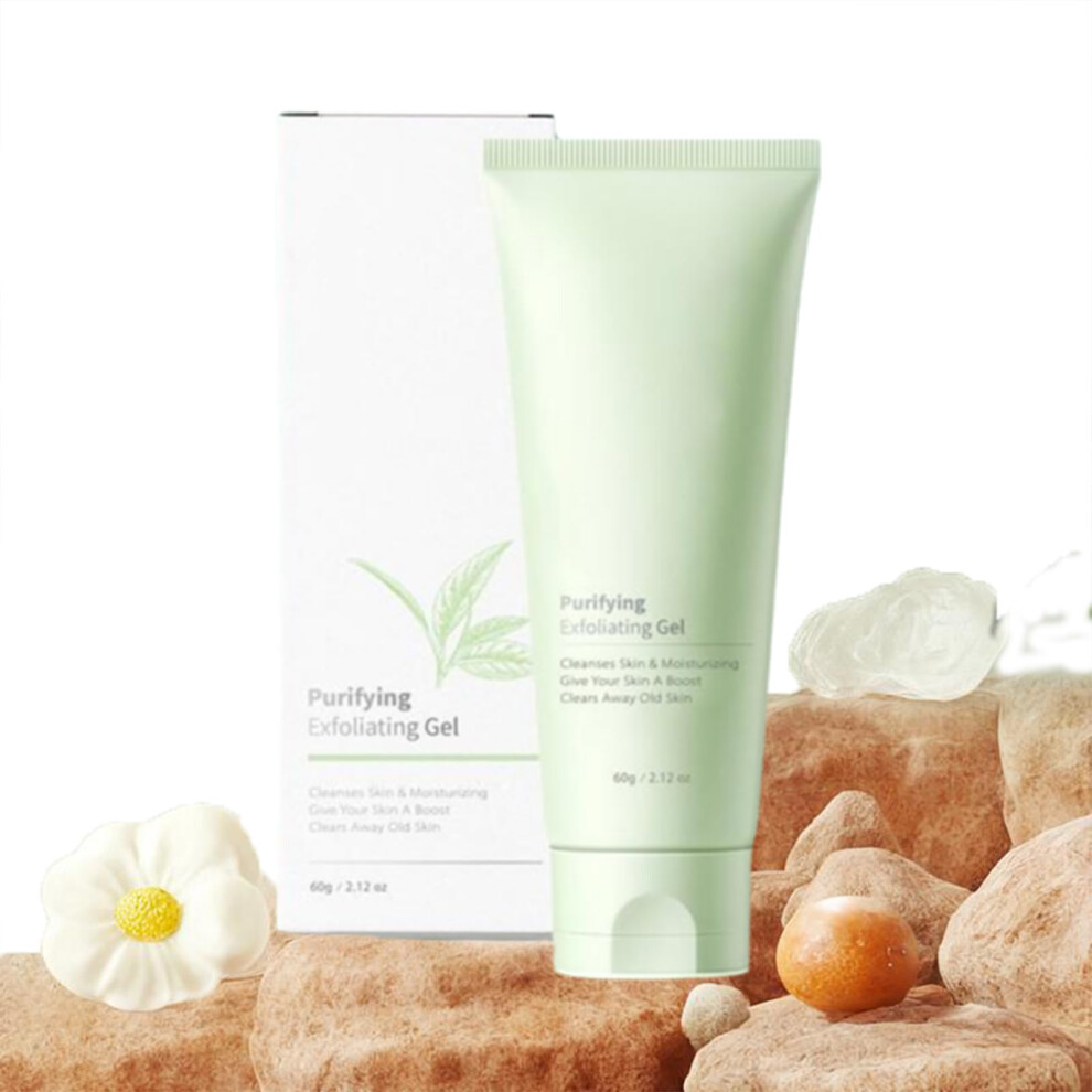 Exfoliating Gel Face and Body Scrub 1PC Gentle PlantBased Formula Hydrating Deep Cleansing