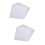40Pcs White Transparent Plastic Template for DIY Kids Crafts Safe Use 7