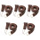 5Sets PU Leather Medieval Sword Frog Belt Fixing Tool for Sword Holder 4