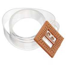 Women Skirt Belt Waist Belt As Shown Resin Buckle 1pcs