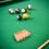 4 Billiard Queue Holz Beige, Platzsparend Und 6