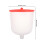 Radiator Funnel Coolant Overflow Tank Bolt Latch Flush White 2