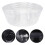 6St PP Plantenschaal Transparant Waterdicht Buiten 3