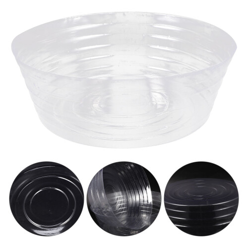 6St PP Plantenschaal Transparant Waterdicht Buiten 2
