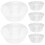 6St PP Plantenschaal Transparant Waterdicht Buiten 6