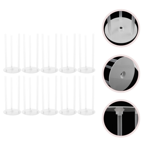 10Sets Plastic Cake Support Rods for Home Use Multi-Layer Cake Display 2