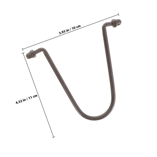 1Set Iron Rain Chain Drainer Hook Stable Decorative Hanging Hardware 1
