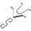 1Set Iron Rain Chain Drainer Hook Stable Decorative Hanging Hardware 9