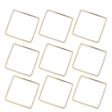 20 Pcs Geometric Earrings Accessories For Jewelry Square Pendant