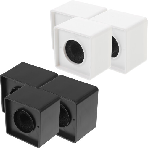 6Pcs Microphone Isolation Flag Boxes ABS Cover for Interview Mic Prop