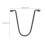 1Set Iron Rain Chain Drainer Hook Stable Decorative Hanging Hardware 3
