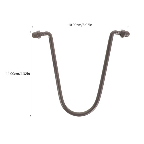 1Set Iron Rain Chain Drainer Hook Stable Decorative Hanging Hardware 2