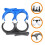 Raindrops 2pcs Blue Storage Clips Foldable Golf Clips For Golf Playing 4
