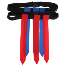 2Pcs Durable Rugby Waist Flag Belts Assorted Color Football Game Gear