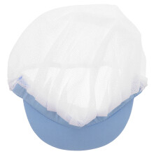 Lightweight Sky-Blue Cotton Chef Hat Unisex Restaurant Work Cap