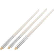 3Pcs Small White Makeup Brushes Lipstick Applicator Tools for Women