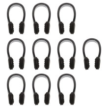 10Pcs Black Swimming Nose Clips Reusable Anti-Choking Nose Clamp